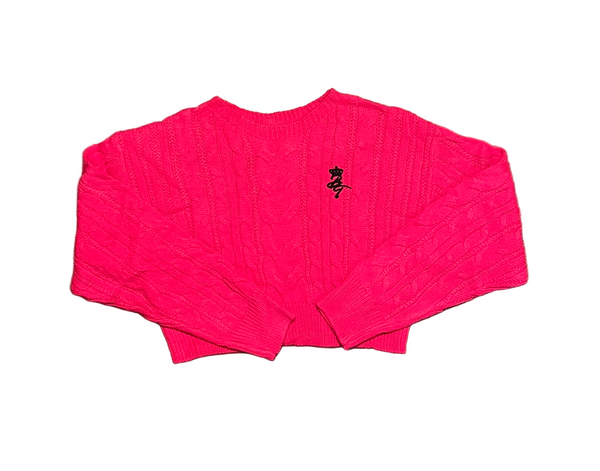 BT Cable Knit Crop Sweater